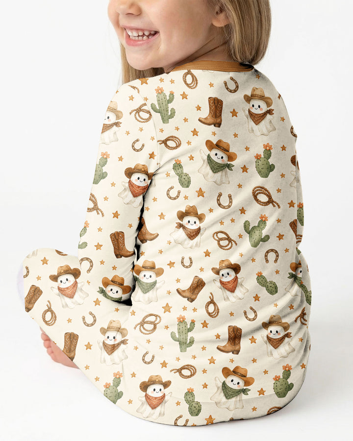 Conjunto de pijama de dos piezas de bambú con mangas largas, plantilla PERSONALIZADA