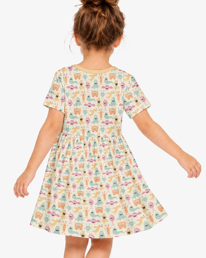 Monster Boo Bash Bamboo Twirl Dress