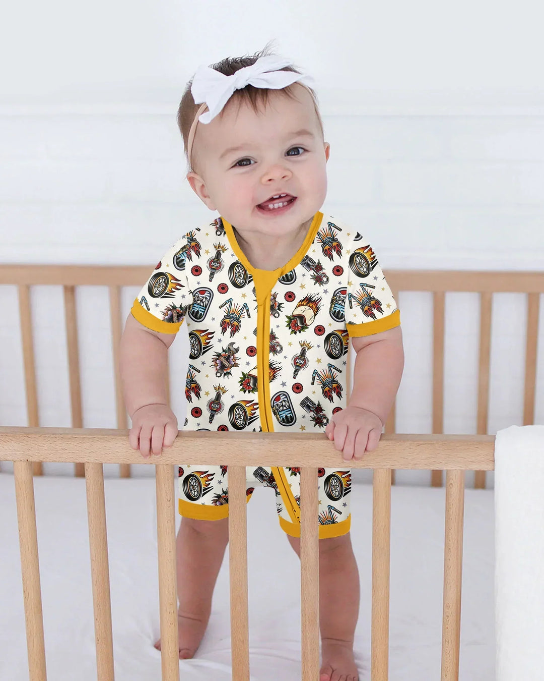 Born to Ride Together Family Matching Bamboo Shorty Zippy