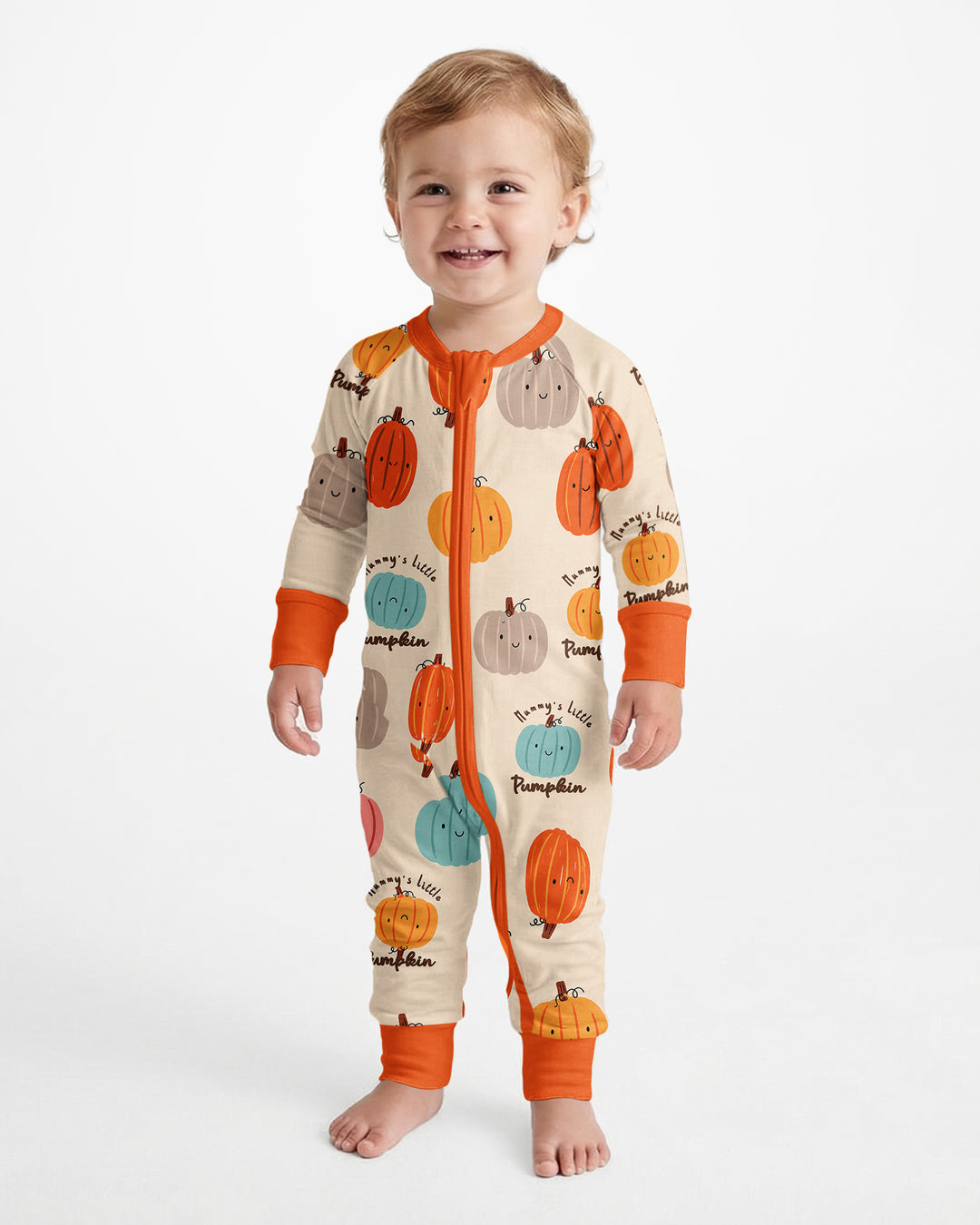 Mommy's Little Pumpkin  Bamboo Convertible Zippy