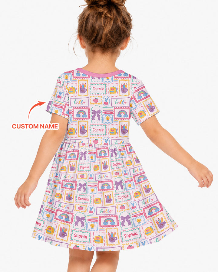 Vorlage Bambus Twirl Kleid