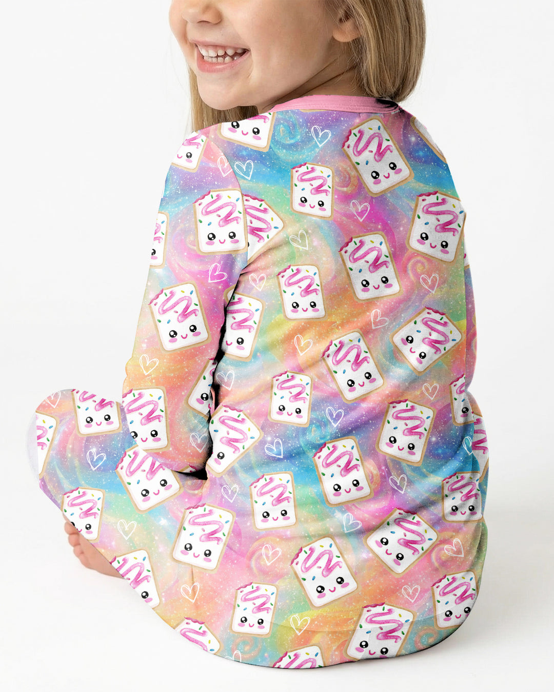Kawaii Sprinkle Pastry  Bamboo Two Piece Long Sleeve Pajama Set