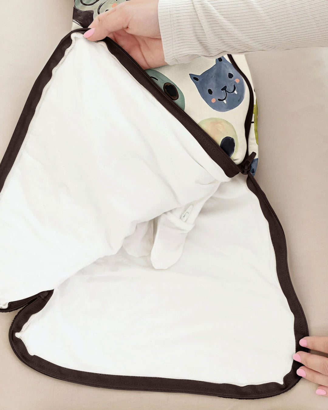 Halloween Face Bamboo Sleep Bag