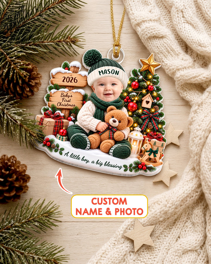 Happy Christmas My Baby Acrylic Ornament