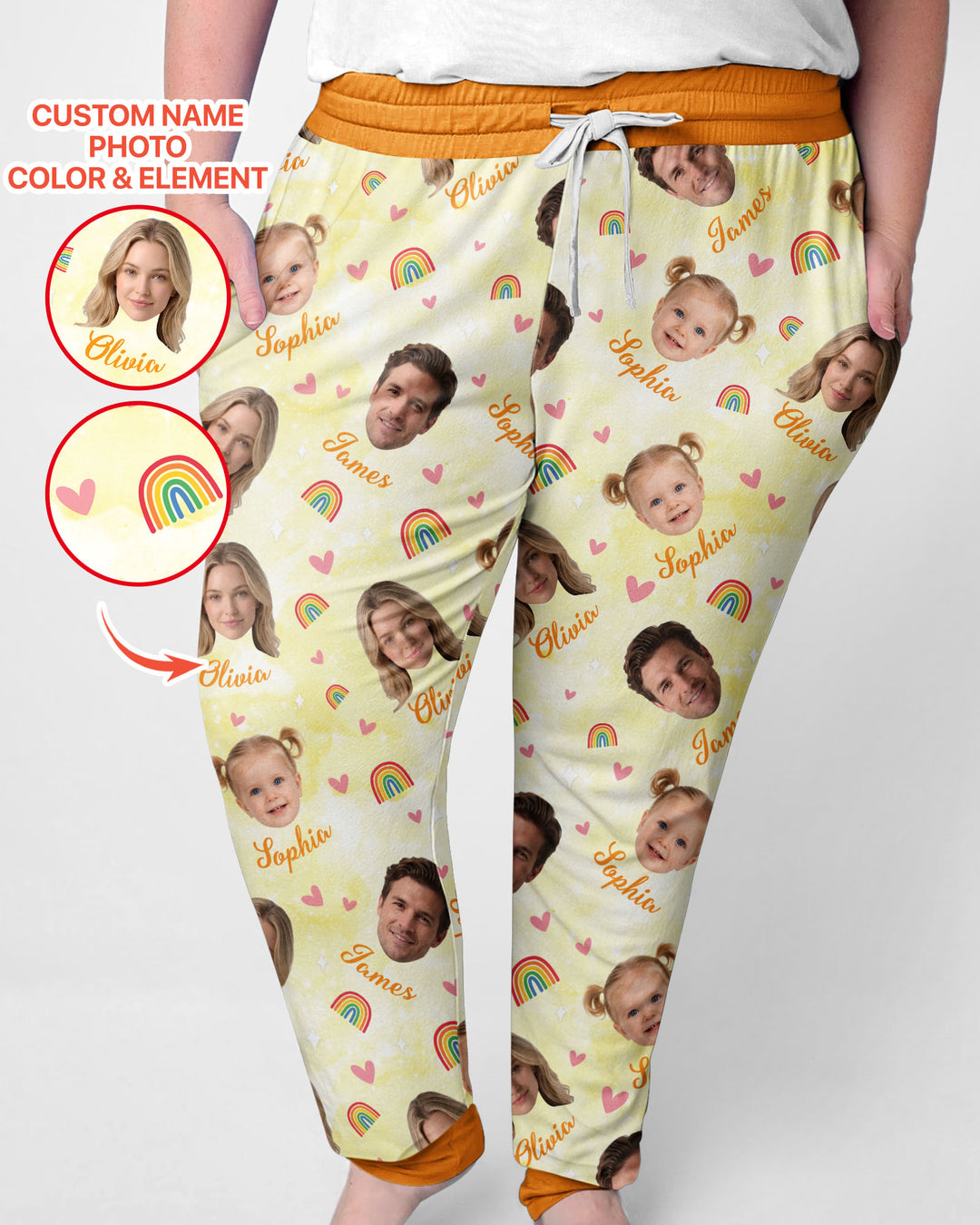 Personalized Family Matching Bamboo Women Pajama Set