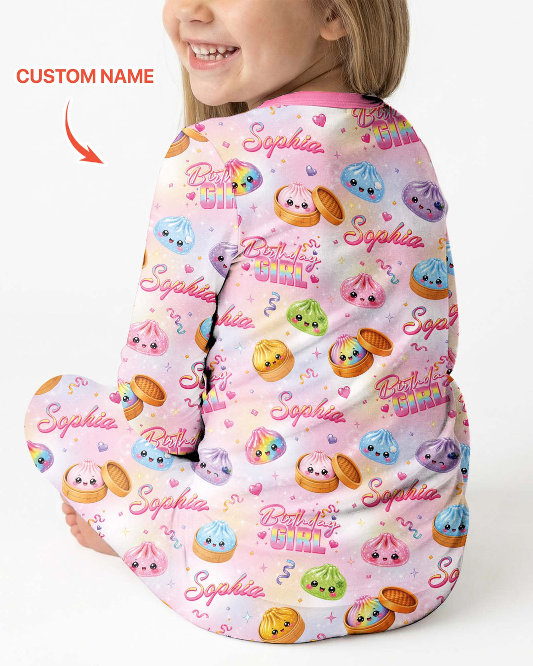 Conjunto de pijama de dos piezas de bambú con mangas largas, plantilla PERSONALIZADA