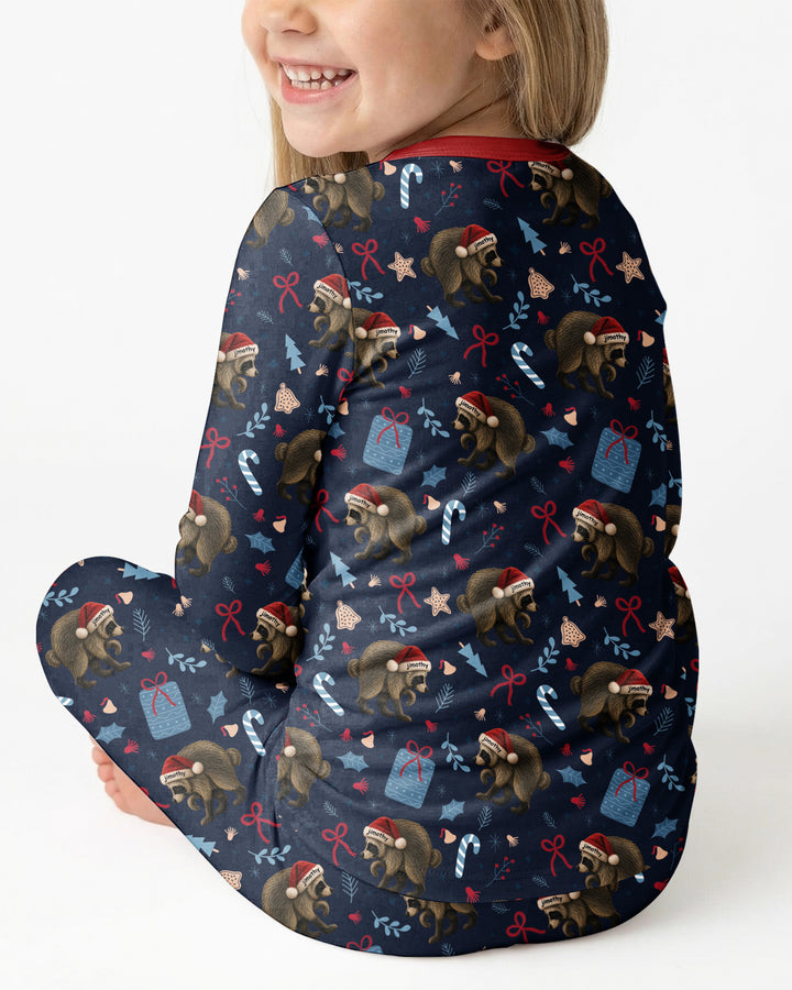 Be A Merry Jimothy Bamboo Two Piece Long Sleeve Pajama Set