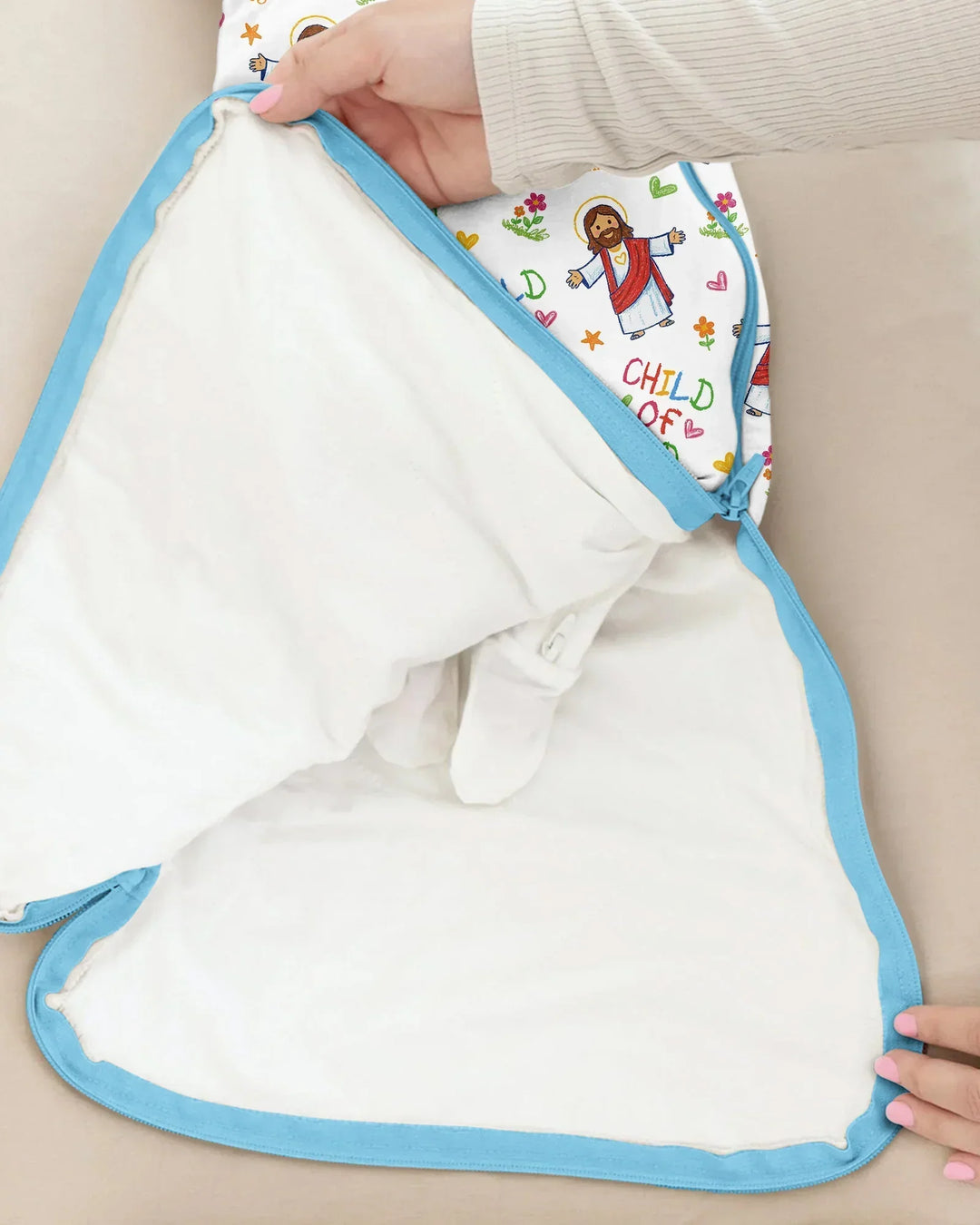 Jesus Loves Me Bamboo Sleep Bag