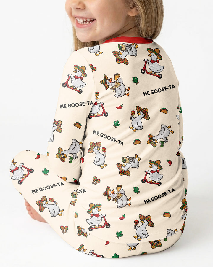 Me-Goose-Ta Bamboo Two Piece Long Sleeve Pajama Set