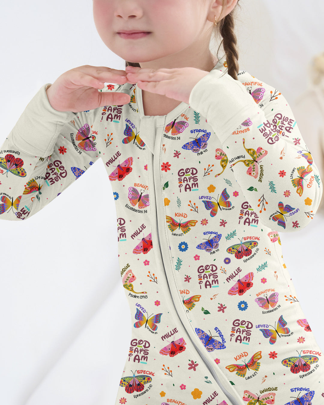 Gerippte Babykleidung mit individuellem Foto - Weich &amp; Skizzenhaft