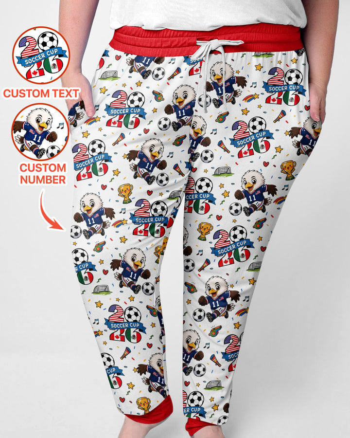 Plantilla de conjunto de pijama de mujer de bambú