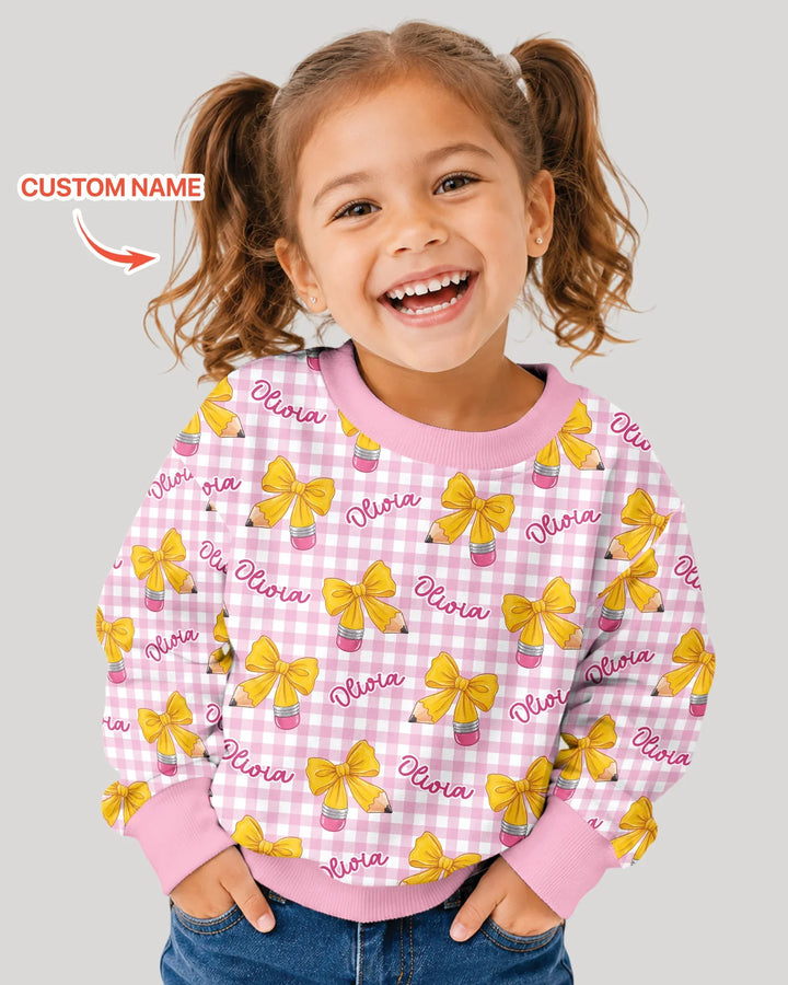 Sudadera de cuello redondo de bambú con plantilla personalizada