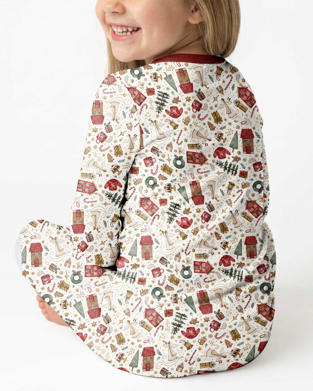 Magical Christmas Story Bamboo Two Piece Long Sleeve Pajama Set