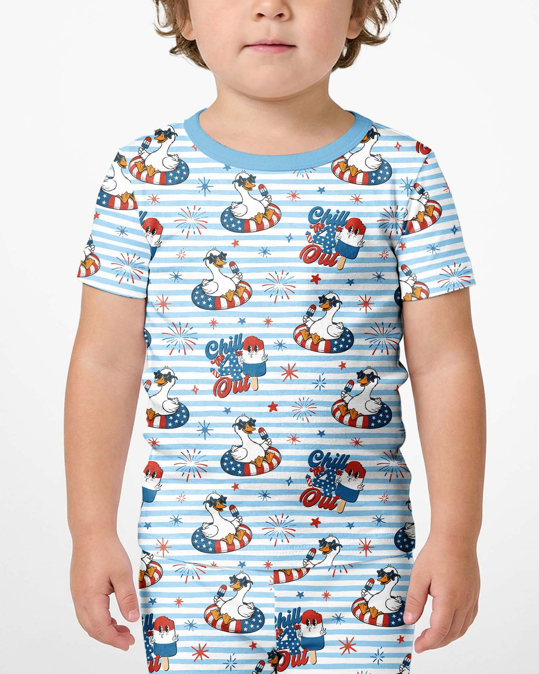 Conjunto de Pijama de Dos Piezas de Bambú con Mangas Cortas y Pantalones Cortos