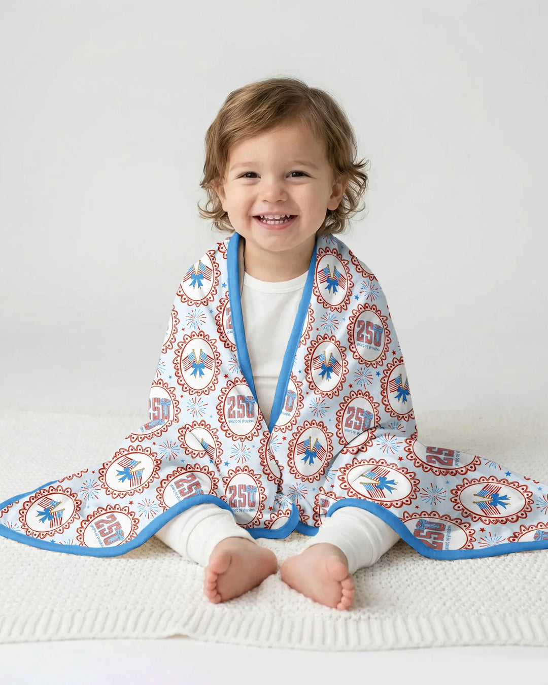 Patriotic CoquetteBamboo Blanket