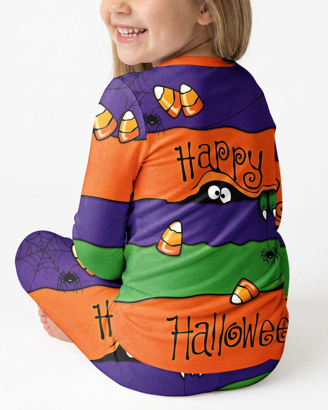 Happy Halloween Bamboo Two Piece Long Sleeve Pajama Set