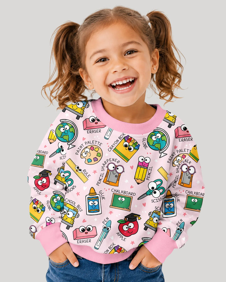 Happy School Pals Bamboo Crewneck Sweatshirt