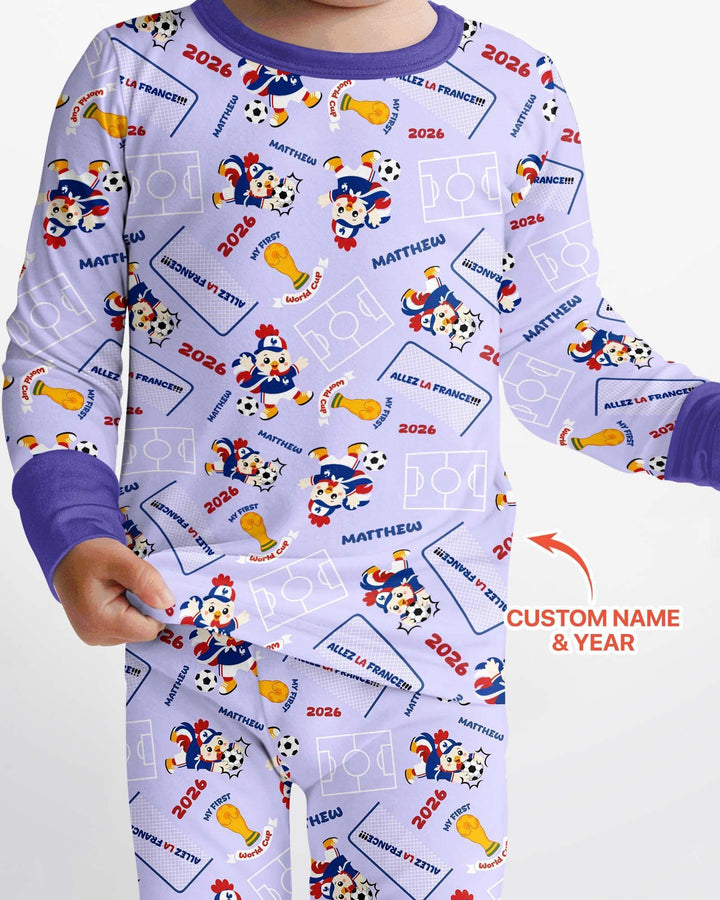 My First World Cup Bamboo Two Piece Long Sleeve Pajama Set