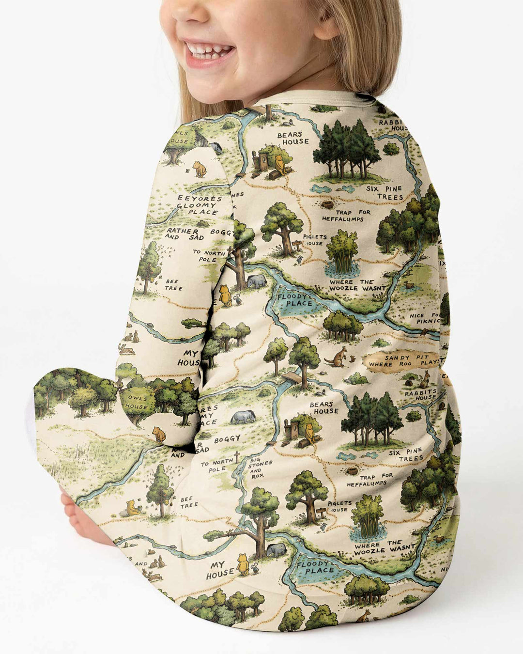 Conjunto de pijama de dos piezas de bambú con mangas largas, plantilla PERSONALIZADA