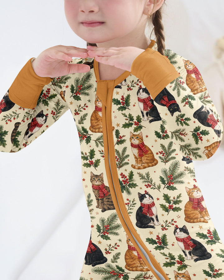 Christmas Cat Carolers Bamboo Convertible Zippy