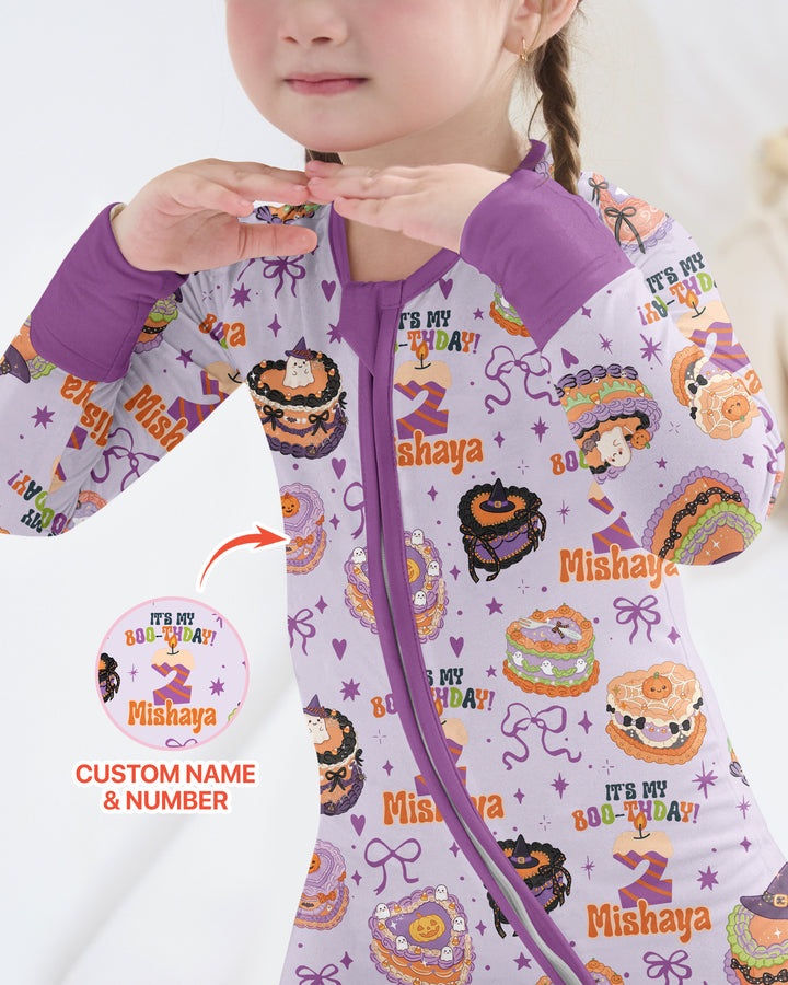 Custom Halloween Birthday Bamboo Convertible Zippy