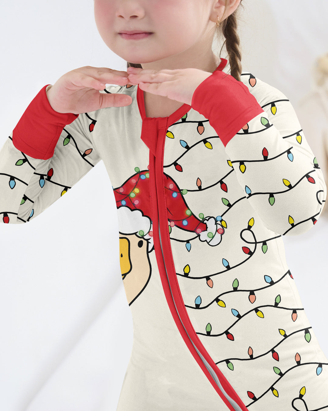 Funny Christmas Goose Bamboo Convertible Zippy