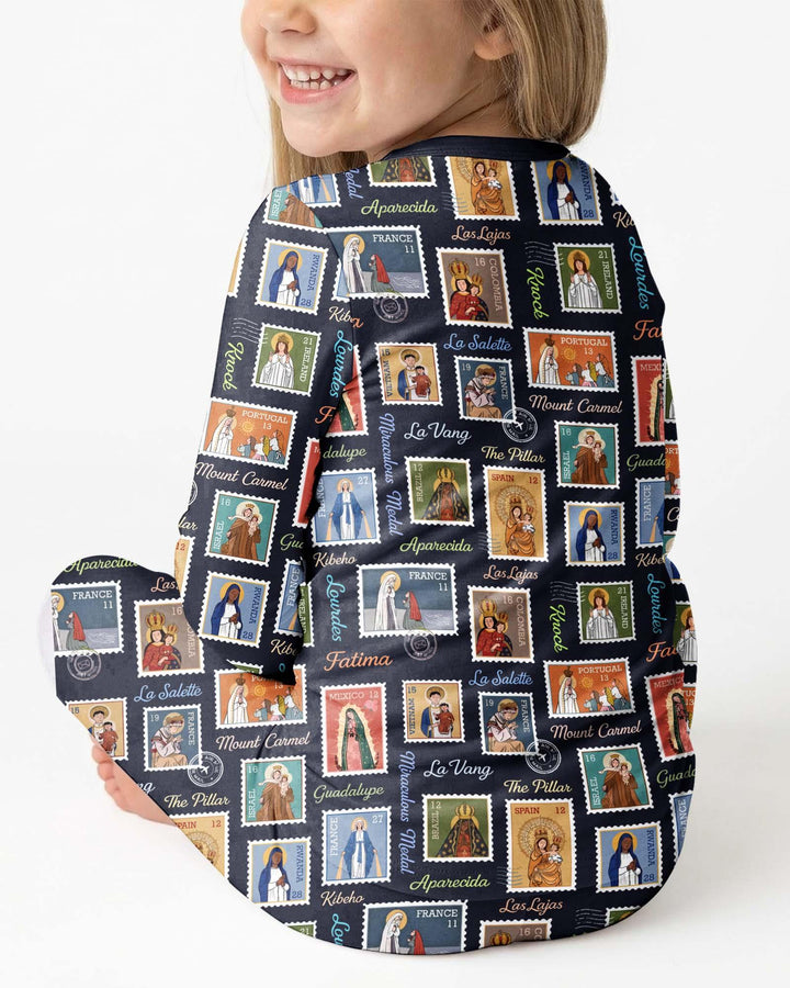 Our Lady, Around the World Bamboo Two Piece Long Sleeve Pajama Set