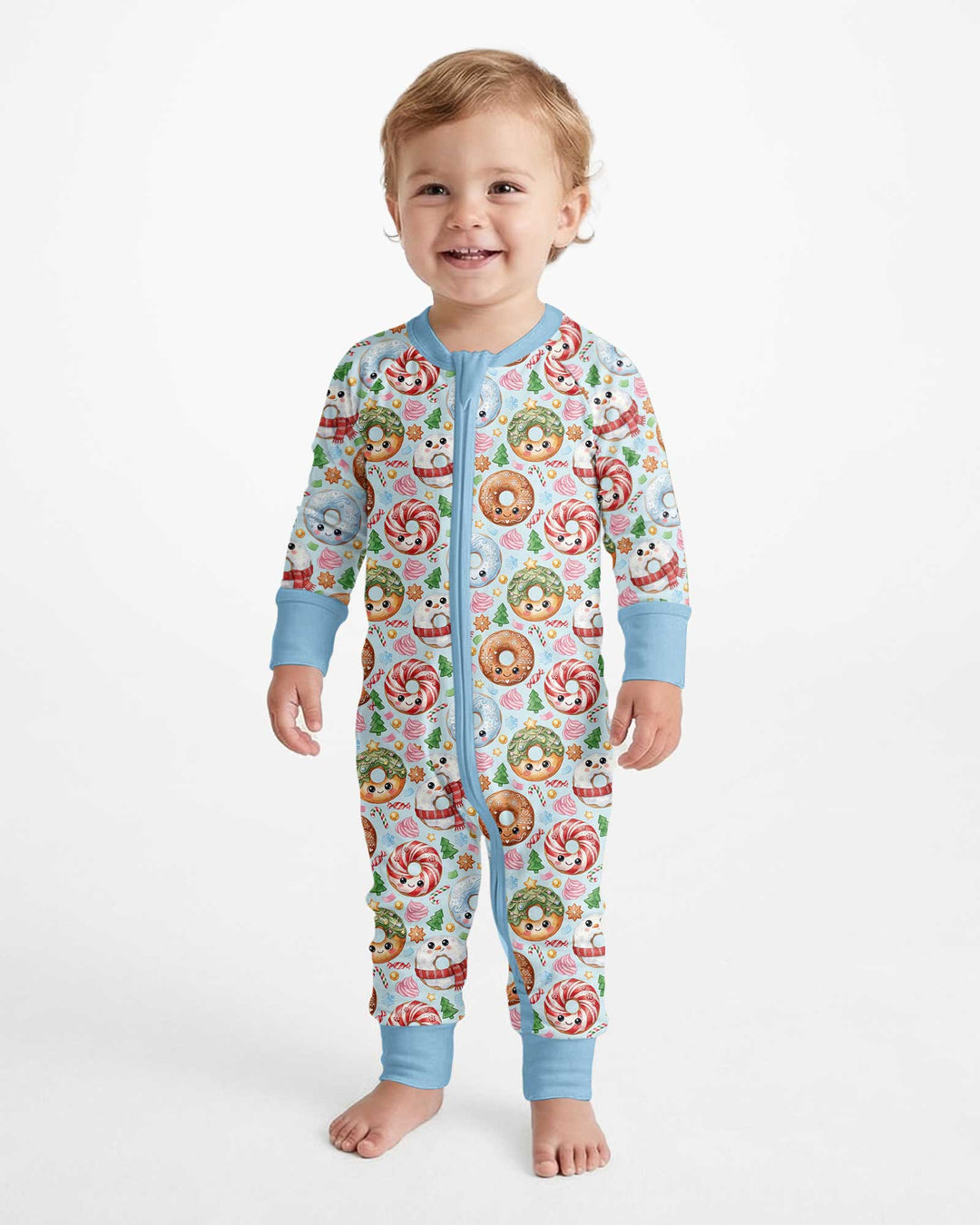 Kawaii Christmas Donuts Bamboo Convertible Zippy