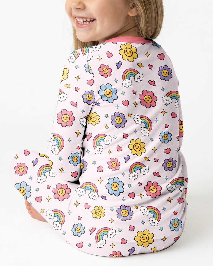 Be a Jimothy Bamboo Two Piece Long Sleeve Pajama Set
