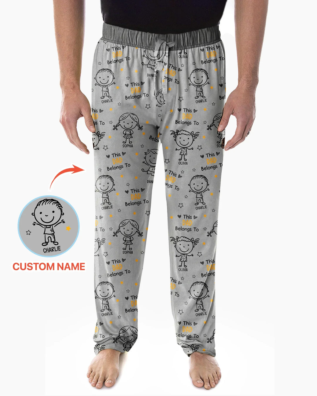 Vorlage Benutzerdefiniertes Herren-Pyjama-Set