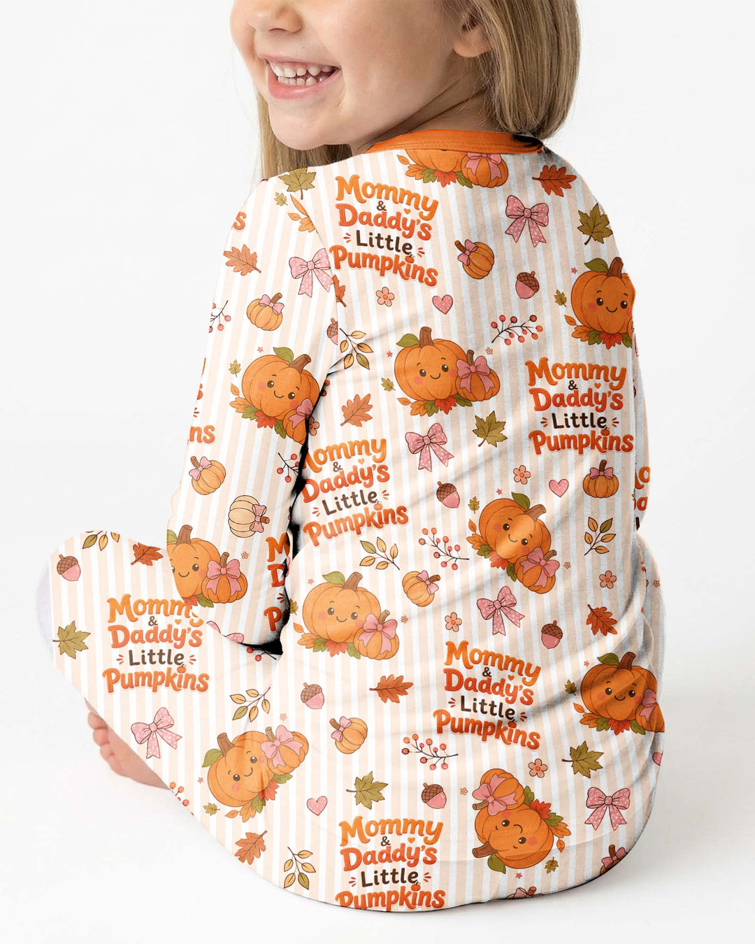 Mommy & Daddy's Little Pumpkins Bamboo Two Piece Long Sleeve Pajama Set