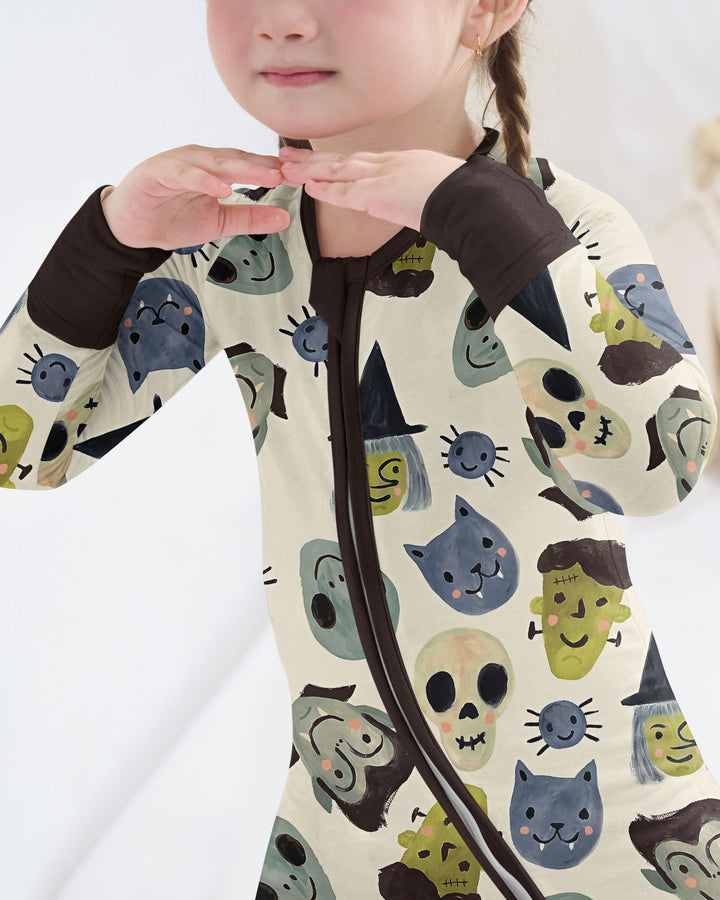Halloween Face Bamboo Convertible Zippy