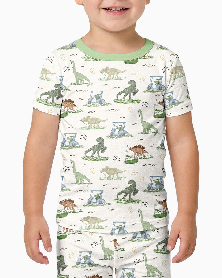 Zweiteiliges, kurzärmliges Pyjama-Set mit Marienkäfern