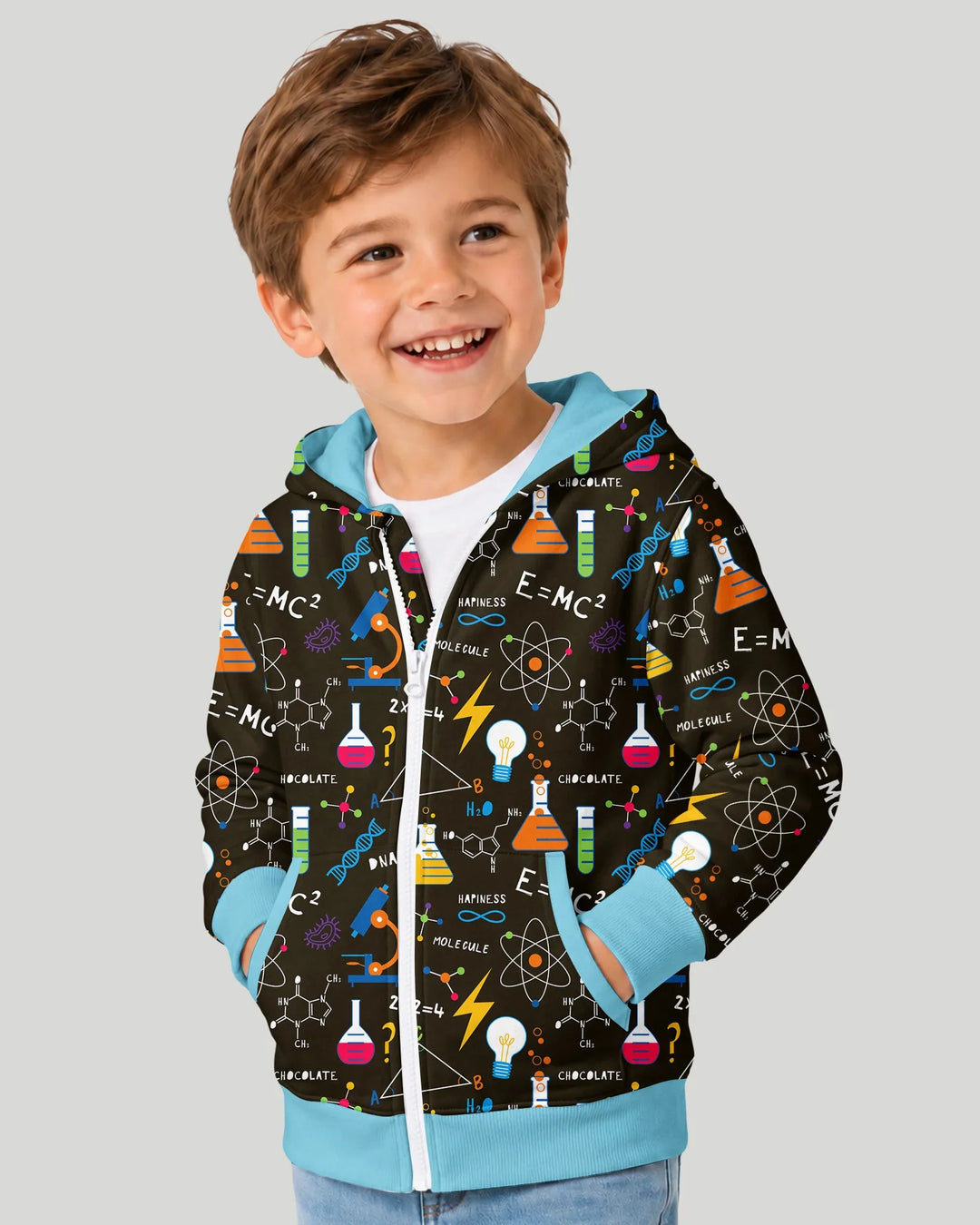 Science Explorer Family Matching Bamboo Zip Hoodie