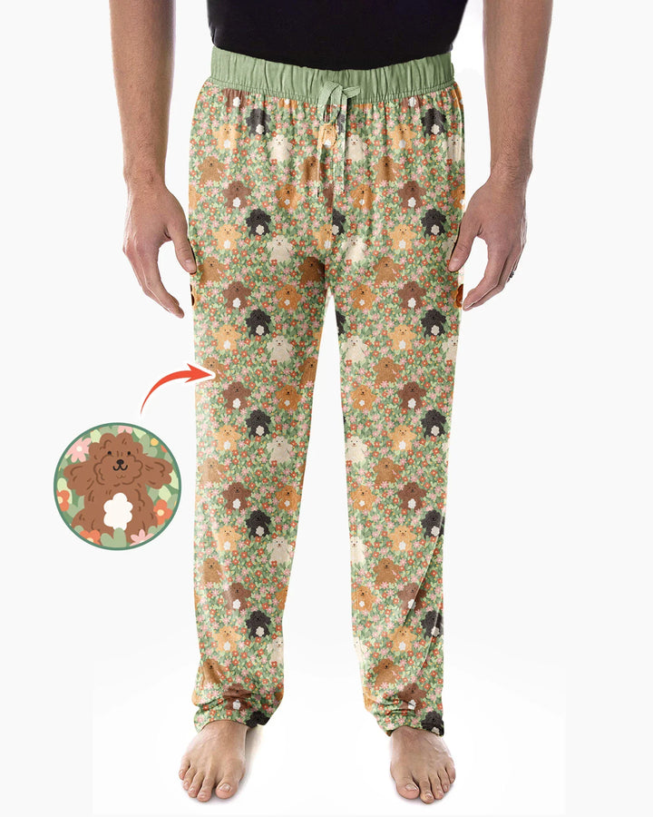 Puppy Garden Family Matching Bamboo Men's Pajama Set