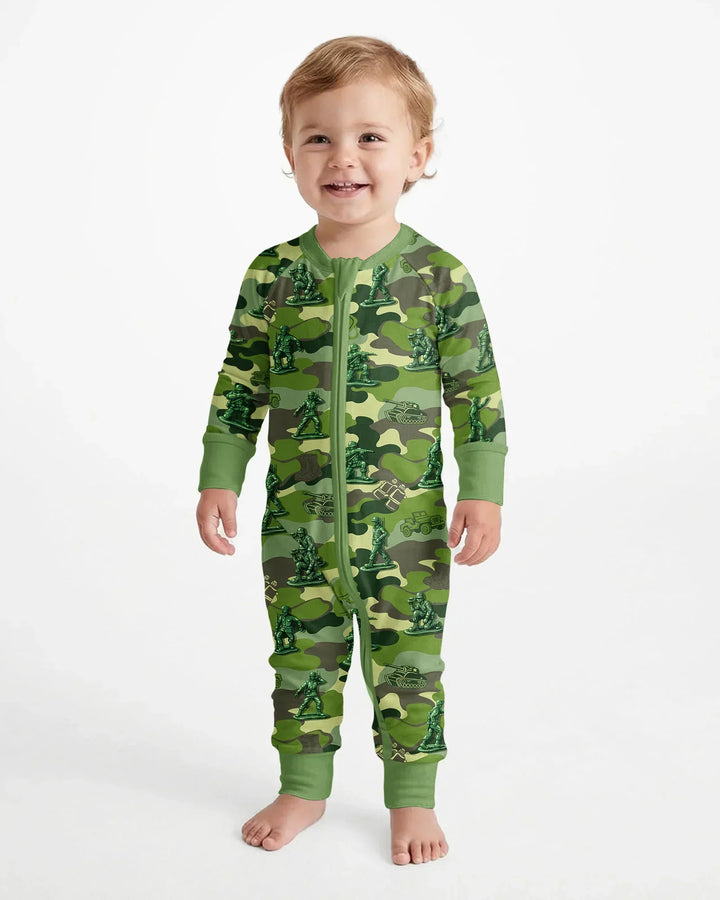 Green Army Men Bamboo Convertible Zippy