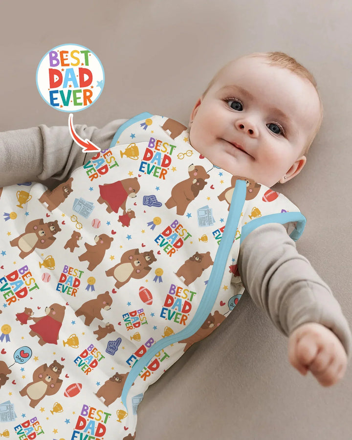 Best Daddy Bear Ever Family Matching Bamboo Sleep Bag
