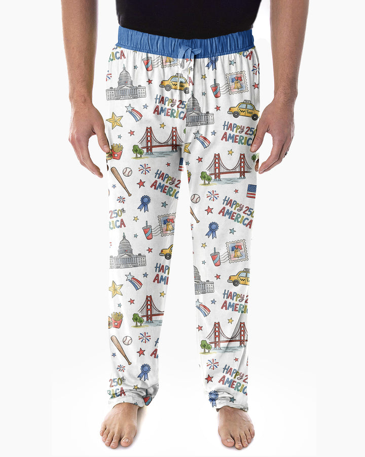 America 250 Celebration Bamboo Men's Pajama Set