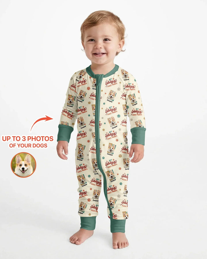 Custom Dog Photos "My Siblings Have Paws"  Bamboo Convertible Zippy