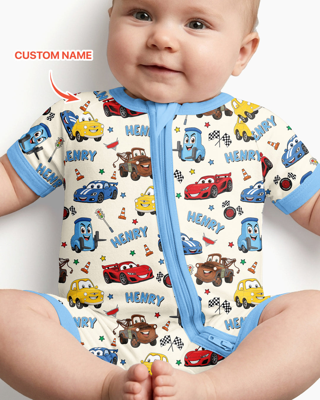Car Movie Bamboo Shorty Zippy