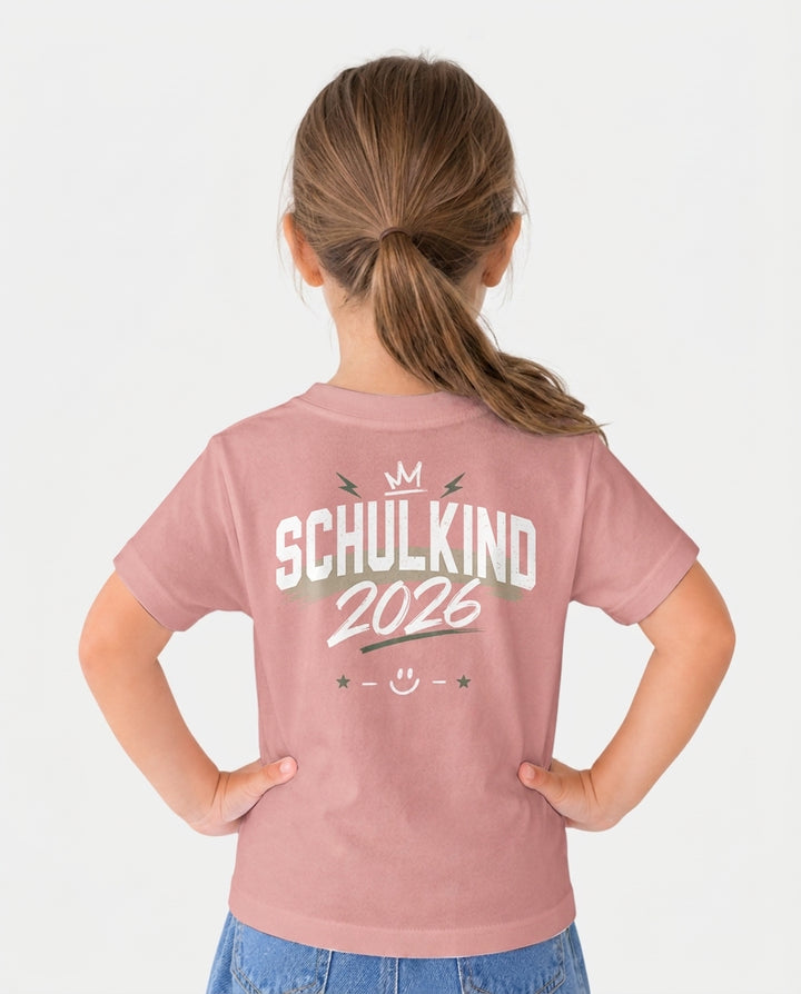 Custom Name First Day of School 2026 Bamboo Crewneck T-Shirt