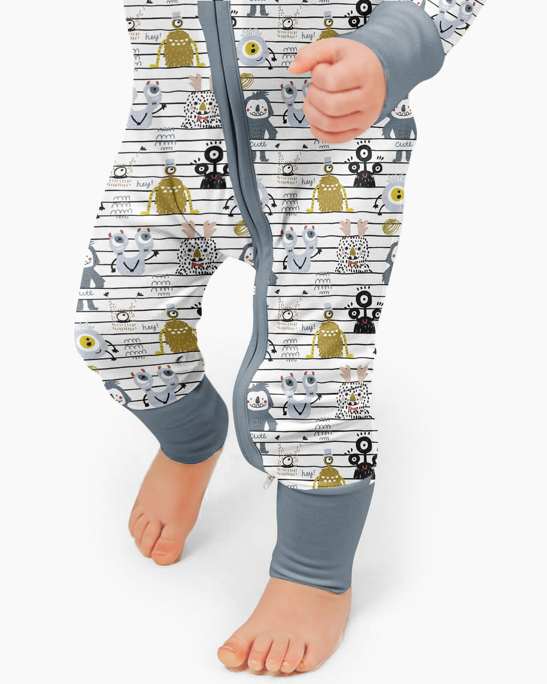 Playful Monster Friends Bamboo Convertible Zippy