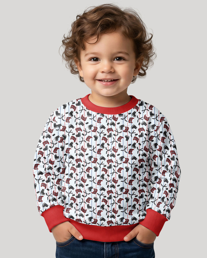 Hockey Rink Bamboo Crewneck Sweatshirt
