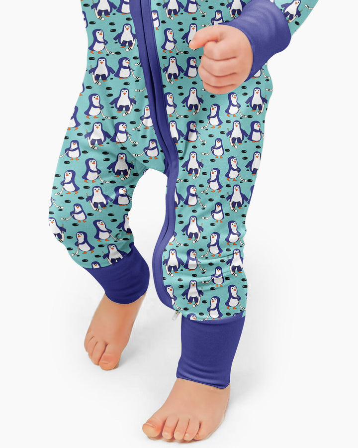 Penguin Hockey Bamboo Convertible Zippy