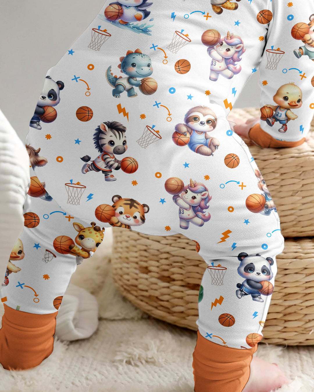 Gerippte Babykleidung mit individuellem Foto - Weich &amp; Skizzenhaft