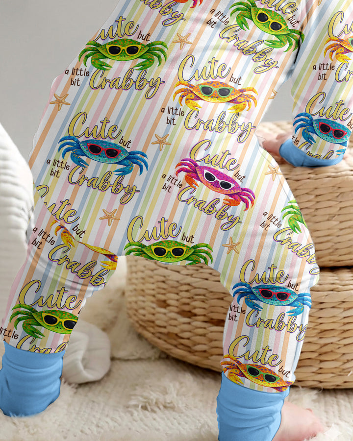 Gerippte Babykleidung mit individuellem Foto - Weich &amp; Skizzenhaft