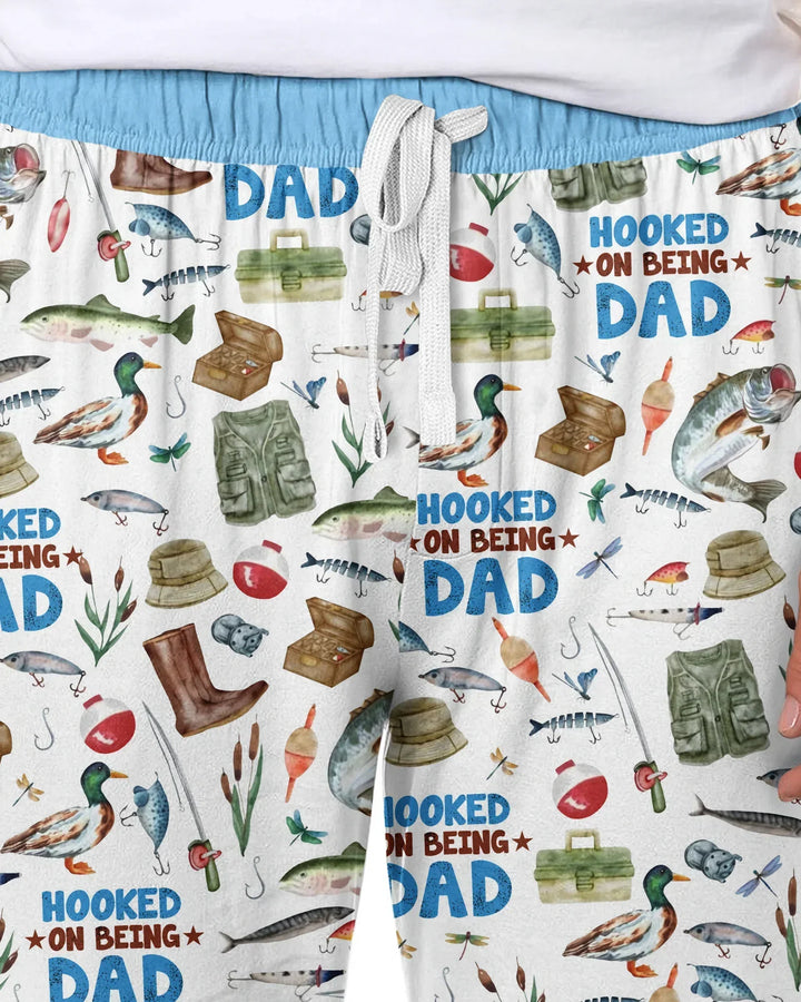 Hooked On Being Dad Daddy & Me Matching Bamboo Men's Pajama Set