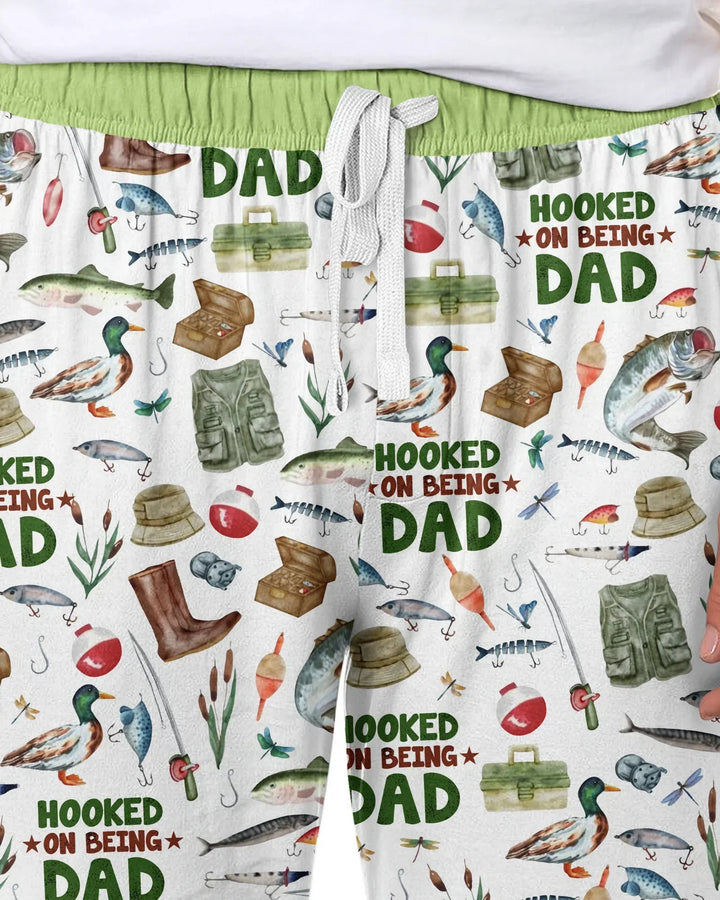 Hooked On Being Dad Daddy & Me Matching Bamboo Men's Pajama Set