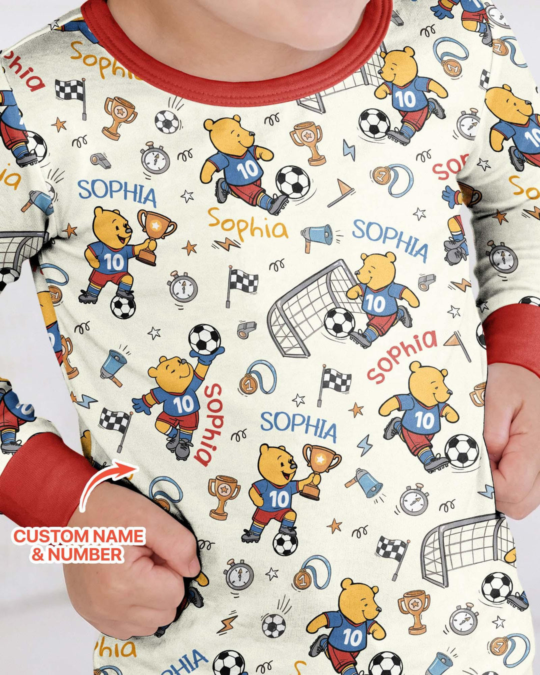 Conjunto de pijama de dos piezas de bambú con mangas largas, plantilla PERSONALIZADA