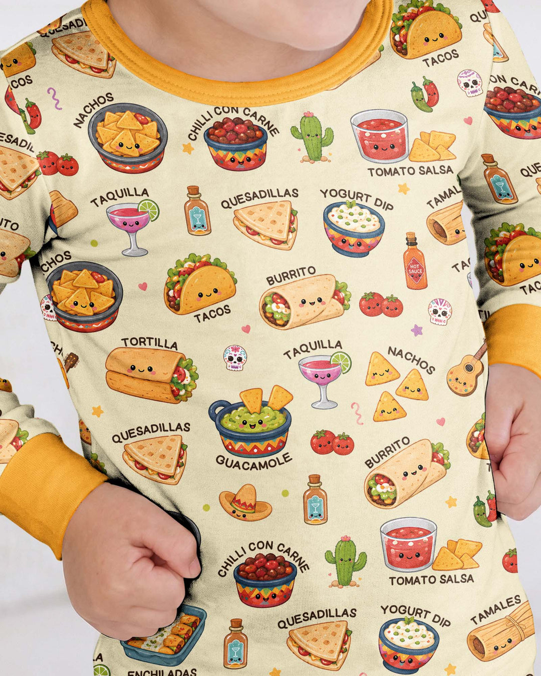 Conjunto de pijama de dos piezas de bambú con mangas largas, plantilla PERSONALIZADA